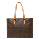 ルイ ヴィトン モノグラム ルコ トートバッグ ショルダーバッグ M51155 ブラウン PVC レザー レディース LOUIS VUITTON 【中古】